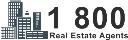 1-800 Real Estate Agents Black Diamond logo